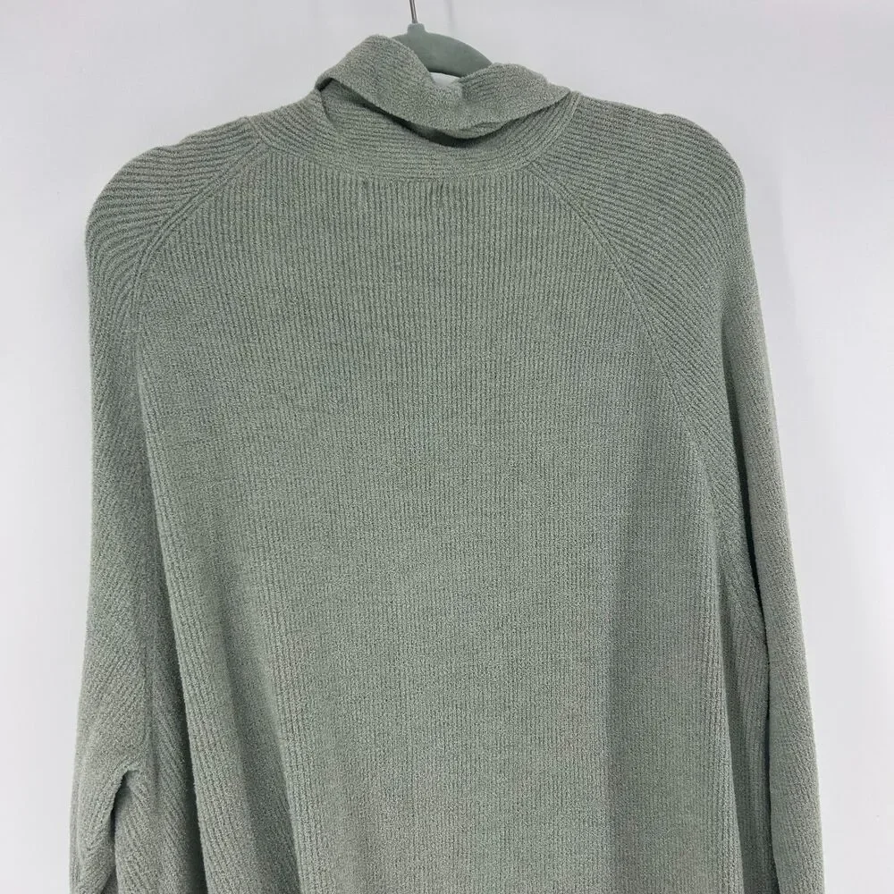 Barefoot Dreams CozyChic Ultra Lite Cocoon Cardigan Womens 2XL Green Beach Glass
